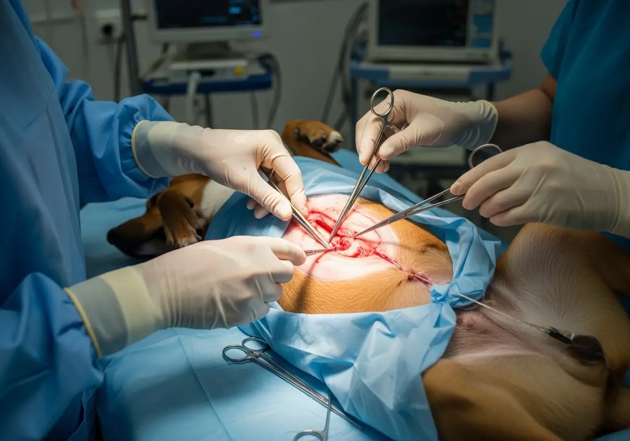 عمل پیومترا سگ